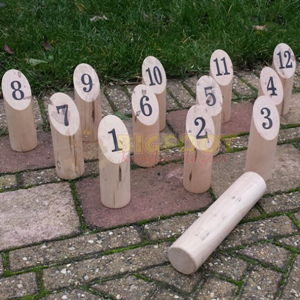 Numbers Kubb spel