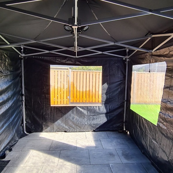 Partytent 3x4,5 meter ( Zwart )